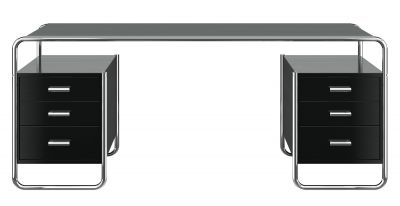 S 285/5 Tubular steel Desk Thonet